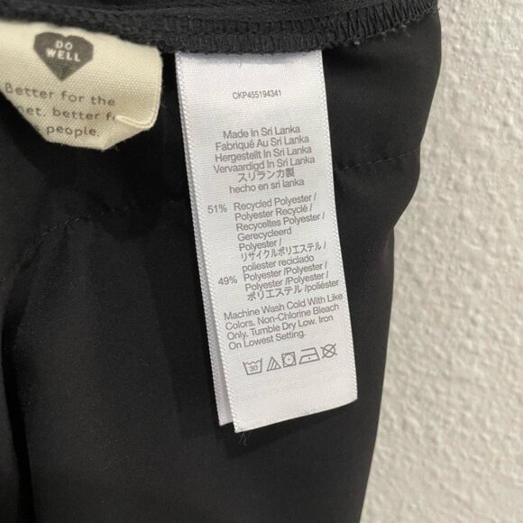 Madewell High Rise Wide Leg Crop Pants Black Boho Mod Contemporary - Picture 6 of 9